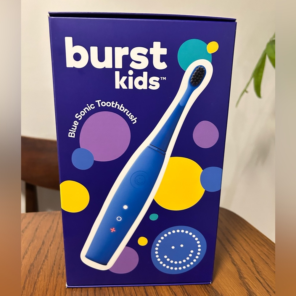 New Burst Kids Sonic Toothbrush + Extras